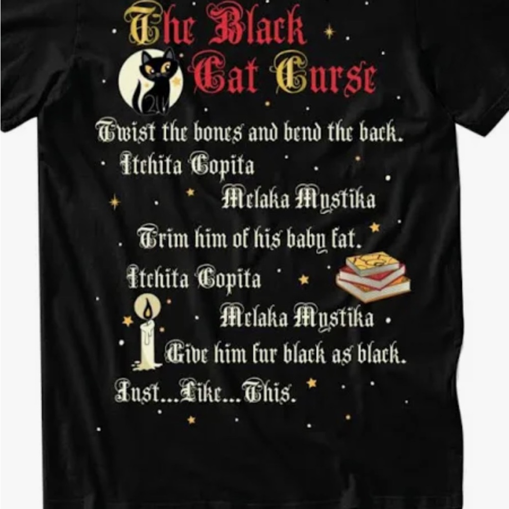Loungefly Disney Hocus Pocus Binx Curse T-Shirt